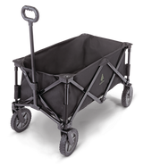 Outdoor Collapsible Folding Utility Standard Wagon & Carry Bag, 150 lb Capacity, Black
