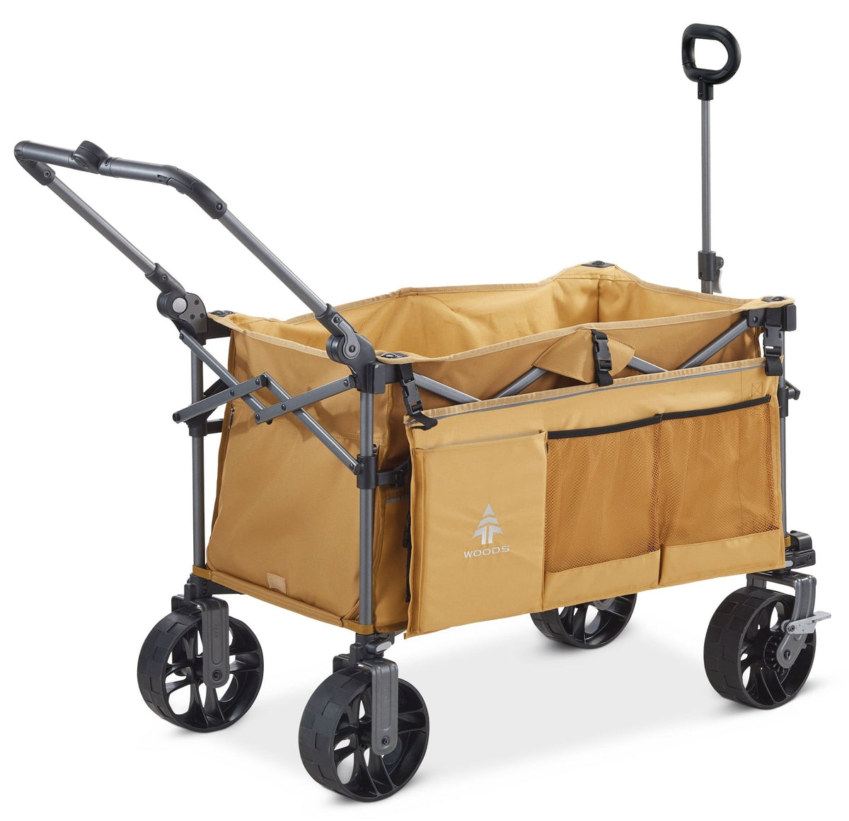 Overlander Fully Equipped Folding Wagon, 102-kg Capacity