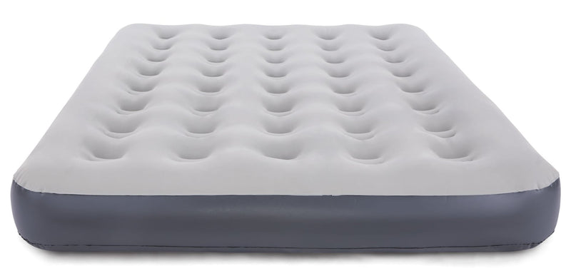 Single-High Inflatable Air Mattress/Airbed with 2-in-1 Pump For AC/DC Outlets, Queen K7