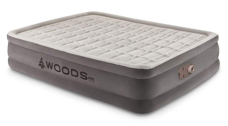 Tritech Double-High Queen Air Mattress with Built-In 120V Pump R1