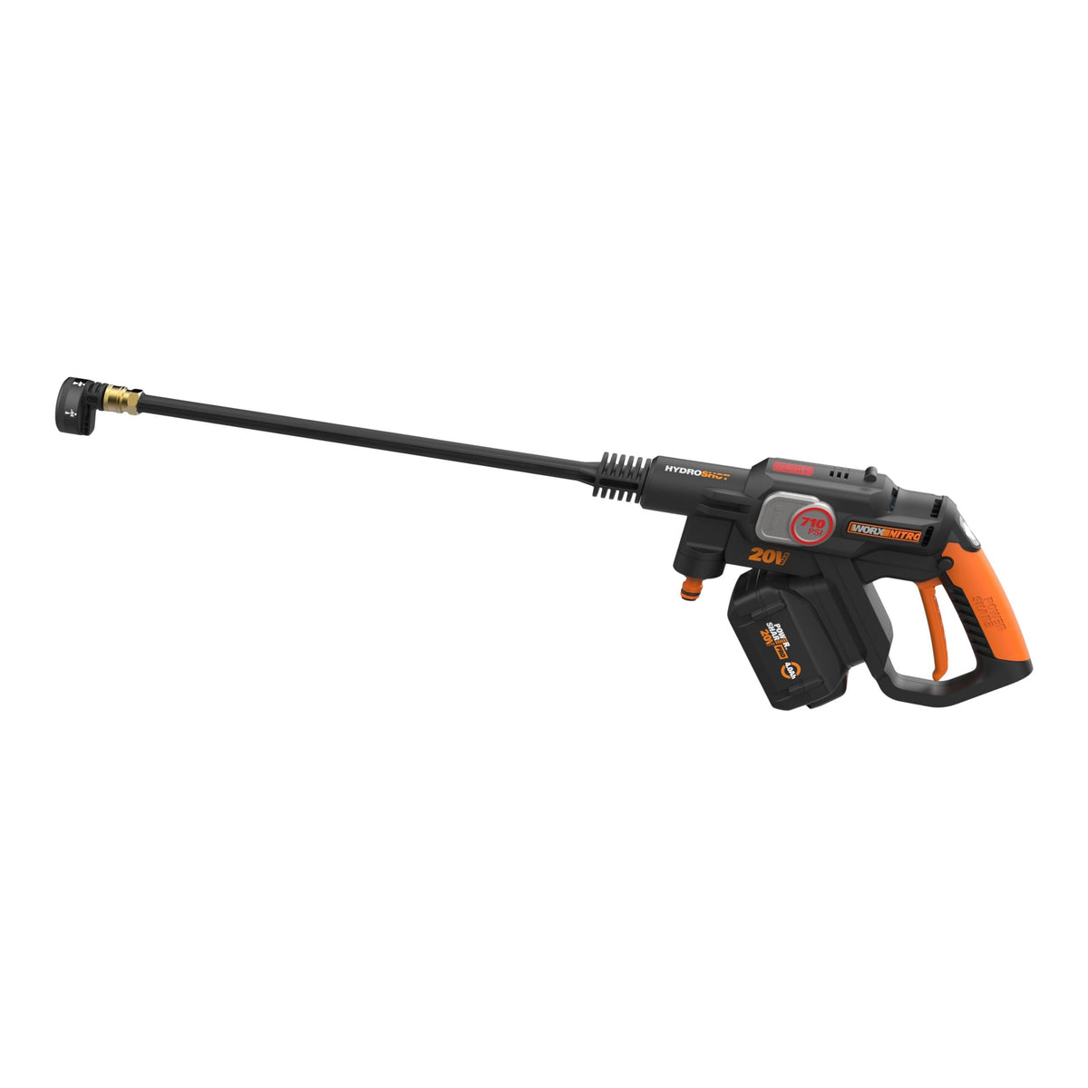 710 PSI 1.0 GPM 20V Hydroshot 5-in-1 Portable Electric Power Cleaner