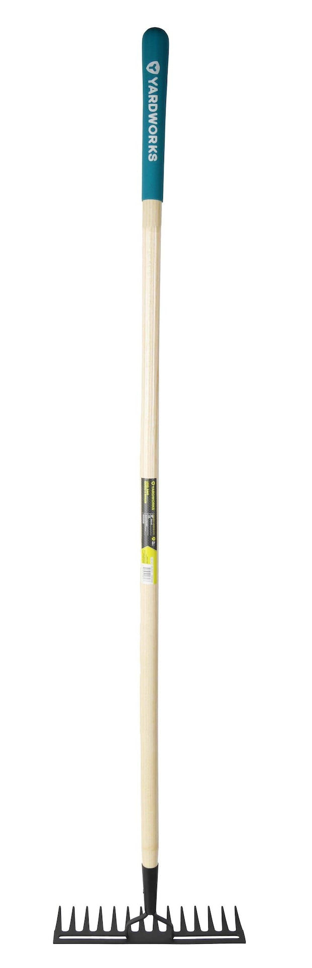14-in Wide Metal 14-Tine Head Rake, 48-in Hardwood Shaft C0