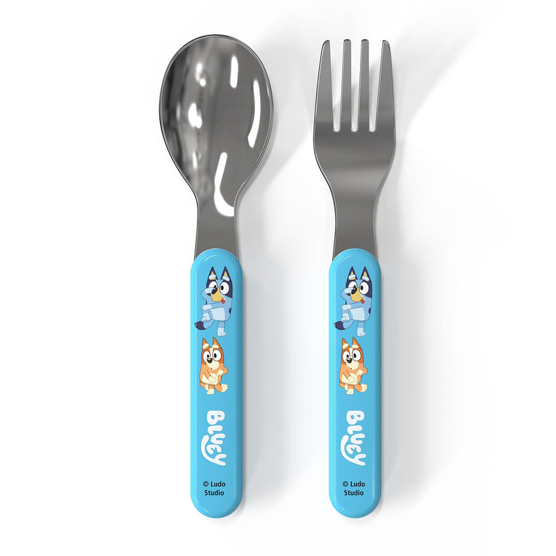 Flatware Set with Fork & Spoon, 2-Pc Q6