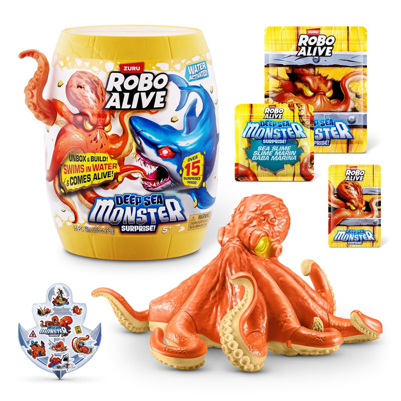 Deep Sea Monster Surprise Unboxing Playset Capsule for Ages 5+ D6